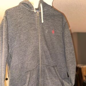 Ralph Lauren hooded sweatshirt.